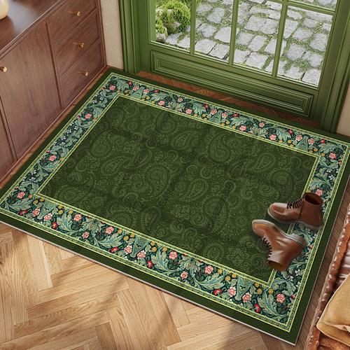 美式入户门c垫进门地垫高级感2024新款可擦洗PVC门口脚垫玄关地毯