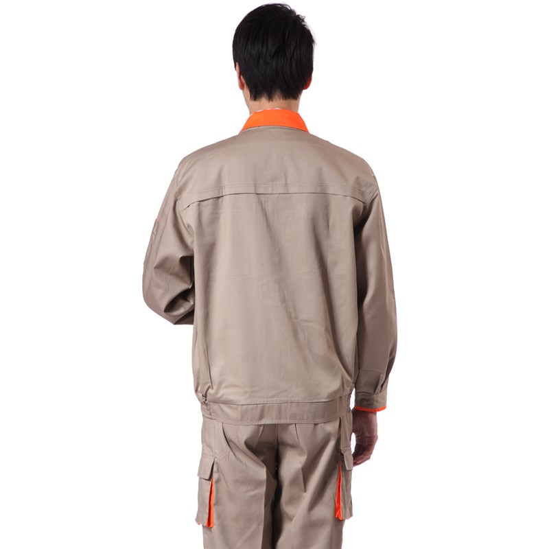 春秋冬长袖工作服套装男女工地工程汽修厂服电焊工装制服劳保服装