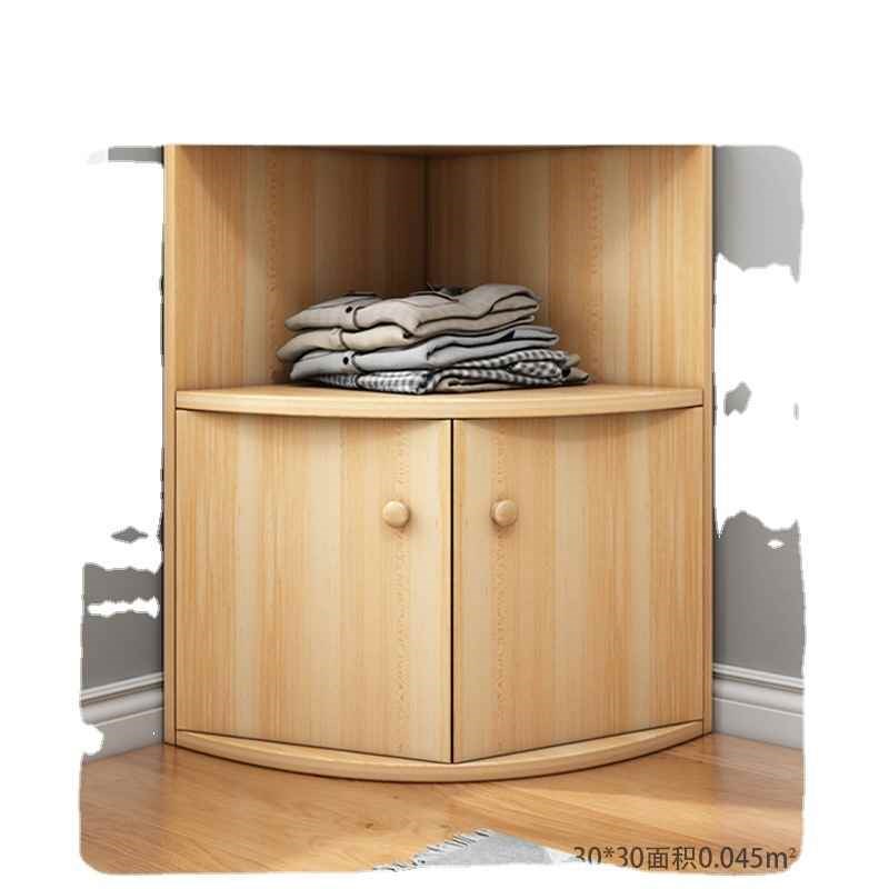 转角柜现代简约置物架客厅墙角收纳柜卧室角落书架三角形储物柜子