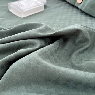 60支长绒棉床单单件100全棉纯色被单双人宿舍简约枕套三件套