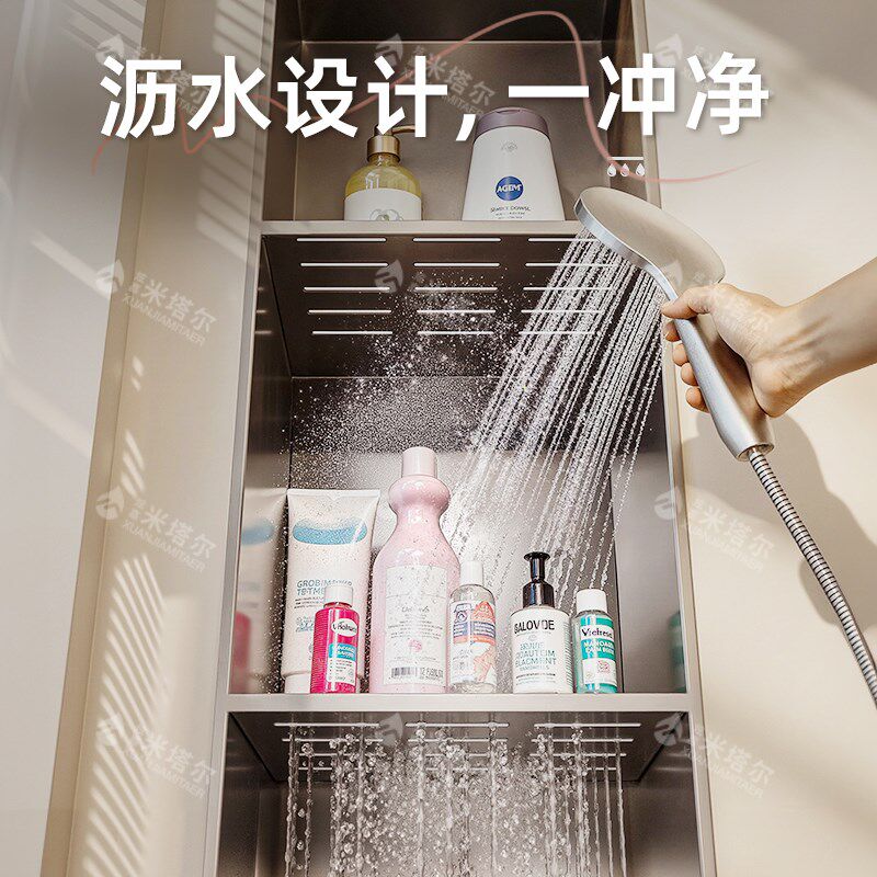 不锈钢壁龛浴室卫生间嵌入式壁龛金属柜隔板定制电视机成品置物架