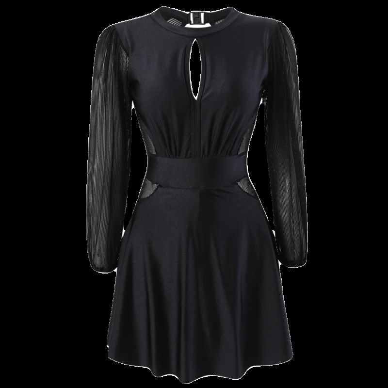 2024新款泡温泉泳衣女士大码胖mm微胖女孩遮肉连体长袖游泳装长款