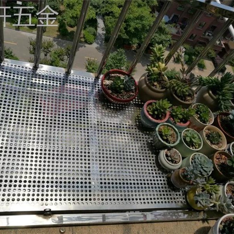 304不锈钢冲孔网冲孔板塑料孔板花架垫板阳台防盗网垫板打孔垫板