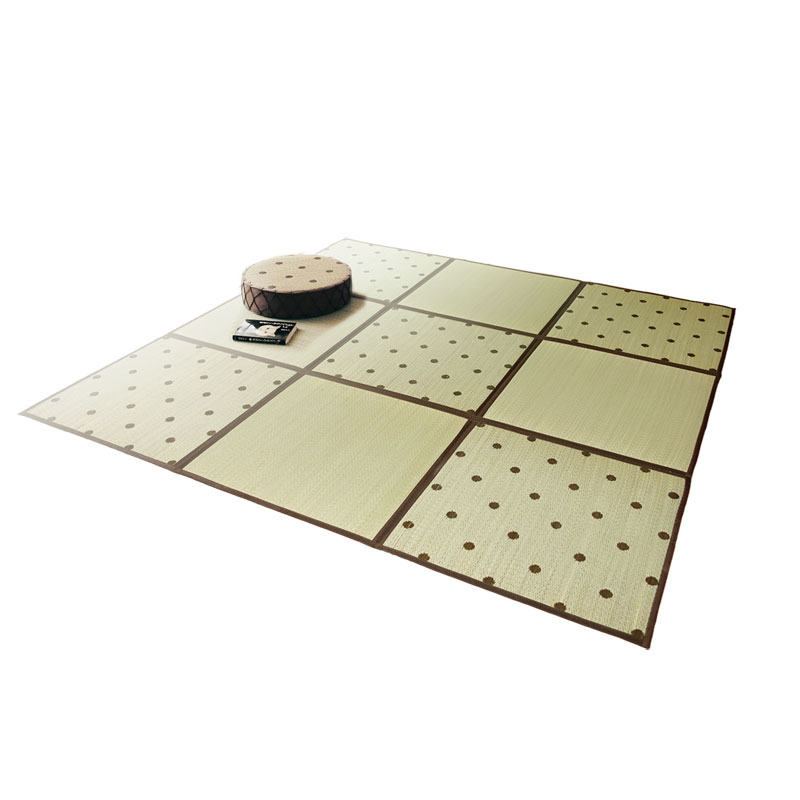 日式可折叠蔺草席地垫榻榻米客厅凉席地毯夏季婴儿童环保爬爬行垫