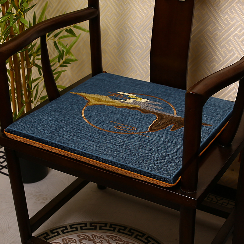 中式红木椅子坐垫实木沙发圈椅餐椅茶椅太师椅垫屁垫防滑护腰腰垫