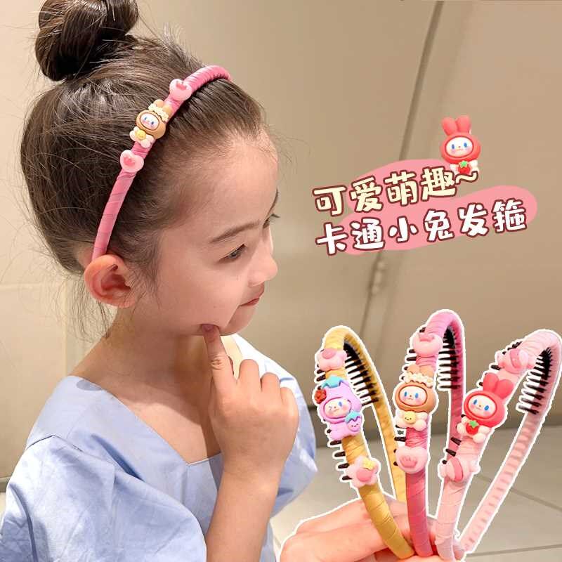 发箍儿童女发卡不勒头发捆防滑20新款24宝宝头箍压发头窟碎发新品