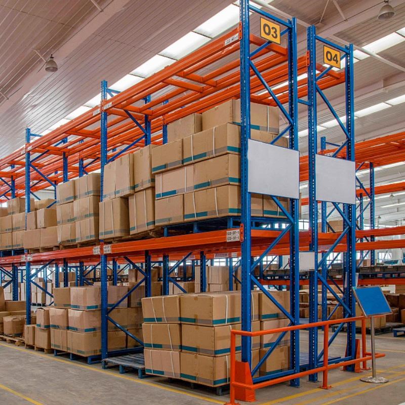 金硕厂家库房仓库仓储重型加厚铁架钢层板横梁式重型托盘货架