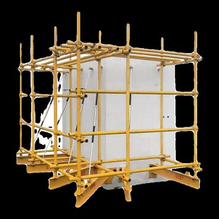 新型悬挑梁工字钢预埋件脚手架外架定位桩闭式花篮式悬挑架斜拉杆