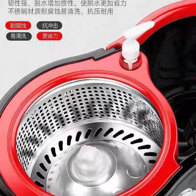 拖把水桶一体拖把和桶一套拖布桶旋转甩干头万能旋转沥水自动排水