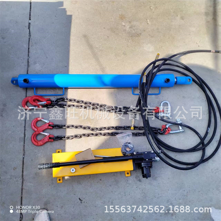 手动紧链器 10T矿用溜子挂板机链条拉紧器 YJLQ系列气动液压设备