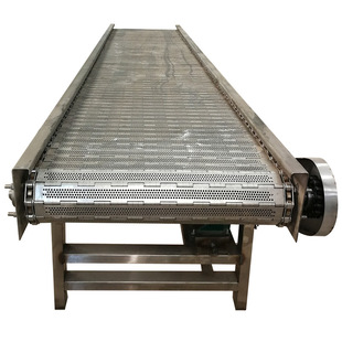 链板输送带果干烘烤食品专用不锈钢带孔板链传送带茶叶烘干流水线