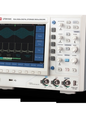 优利德UTD5062C/UTD5082C/UTD5102C双通道数字存储示波器1GHz带