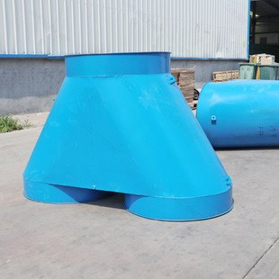 铁质分风器 煤矿用800mm风机分风器自动开闭防逆流装置分流器