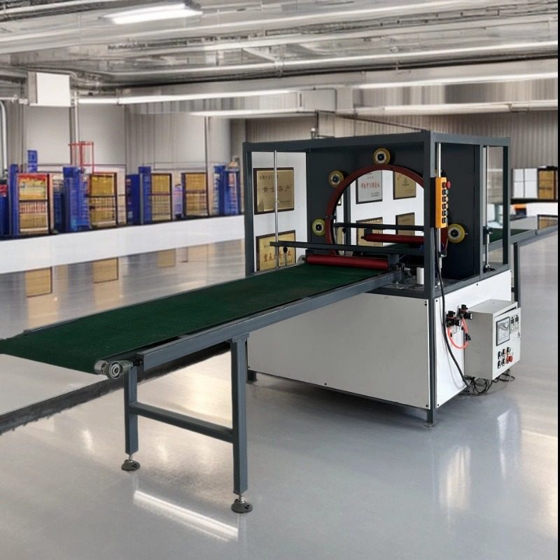 水平缠绕机全自动铝材包裹机预拉伸缠膜机环型缠绕膜机胶带包装机,包装,五金配件包装,淘宝优惠券,粉丝福利购,淘宝优惠卷