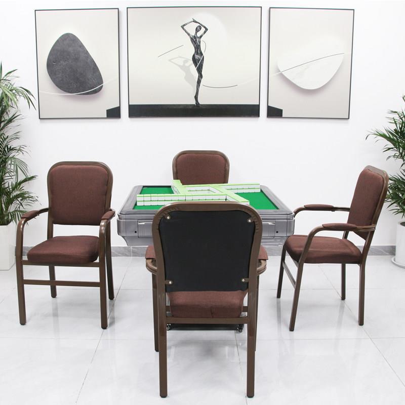 麻将桌椅加厚包凳子子靠背棋牌麻室座椅茶楼宾馆全自动将机椅子邮
