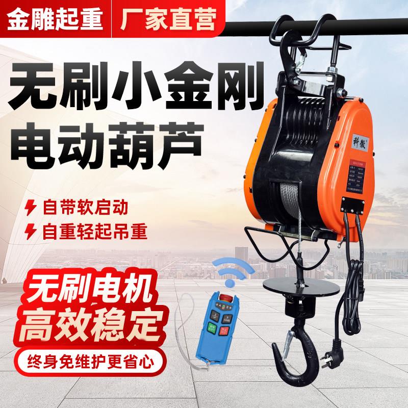 小金刚机电动吊220vDUA新款无刷车微型吊家小型用升降可携式提升