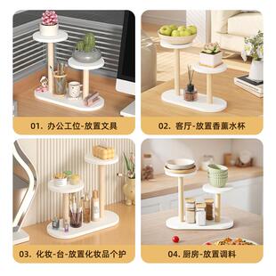 桌面多肉花架子 ins风客厅摆件香薰置物架室内绿植花盆多层收纳层
