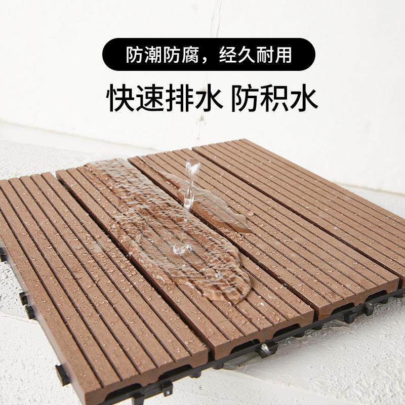 浴户室防滑地浴垫外露台防腐木塑木20240122地板阳台卫间淋房高排
