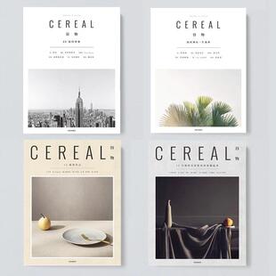 简约谷物杂志样板间装饰书仿真书摆件客厅售楼处创意软装拍照摄影