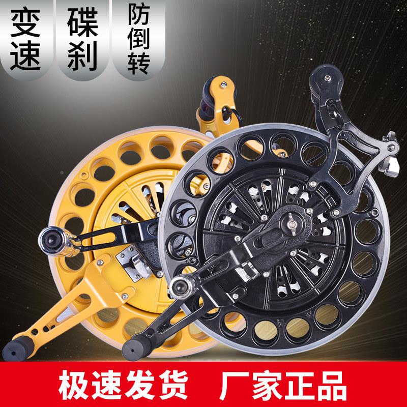 潍2速KT52022新款胜利变省力大型高档防倒转碟煞风筝年线坊轮
