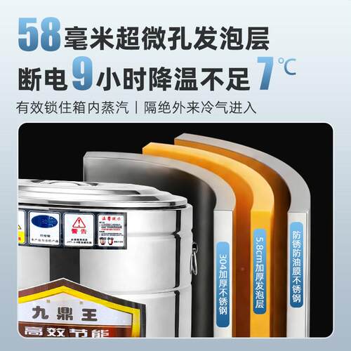 鼎BWM王煮饺面炉商煮面桶电热燃气汤锅卤九水用桶麻辣烫水煮面锅