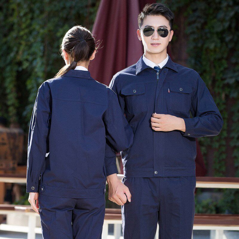 工作服套装秋季长袖劳保服焊工工厂车间厂房耐磨耐脏劳保工装