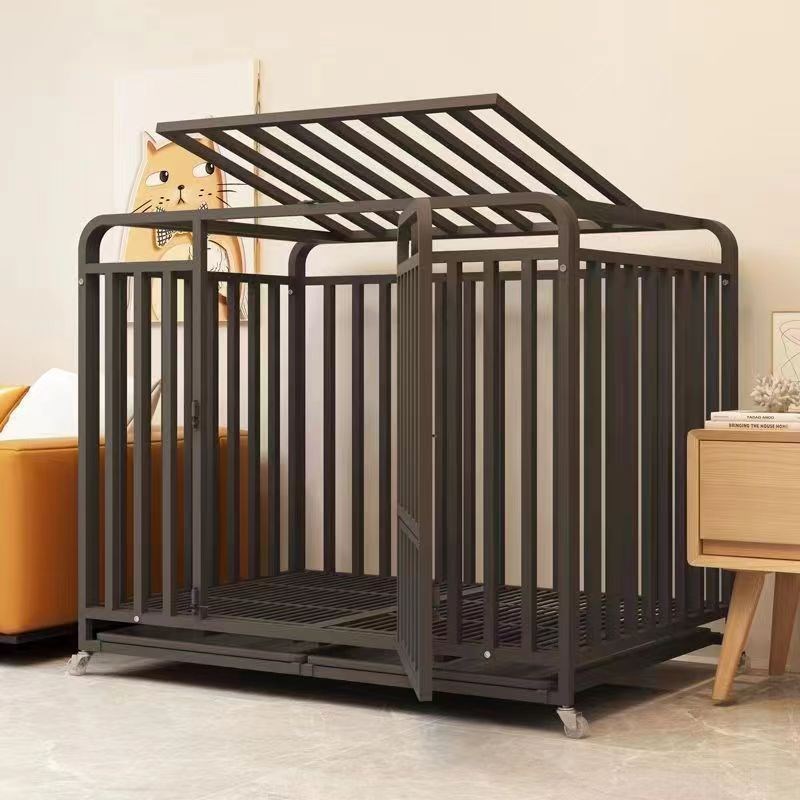 狗笼子大型中型犬加粗室内狗笼带厕所分离金毛边牧拉布拉多宠物笼