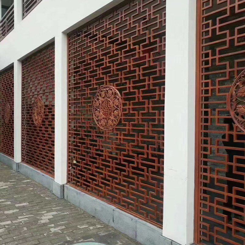 铝单板幕墙门头铝窗花双曲铝板铝扣板外墙装饰冲孔铝吊顶加工