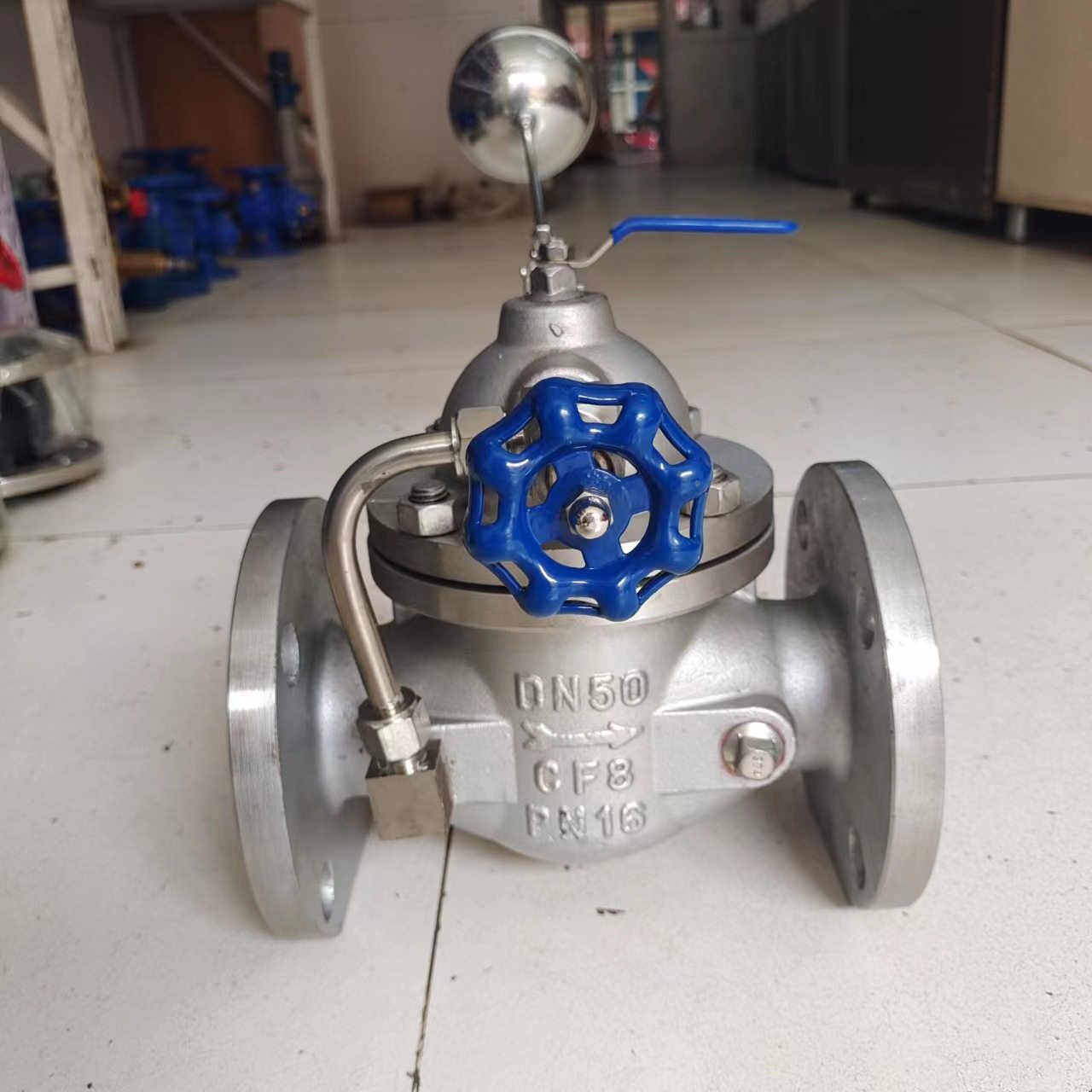 不锈钢遥控浮球阀 法兰水利阀 304材质 厂家供应天津 100X-16P