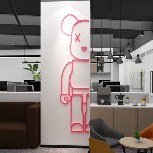 办公室墙面装饰画企业文化墙公司前台背景形象墙贴高级感氛围布置