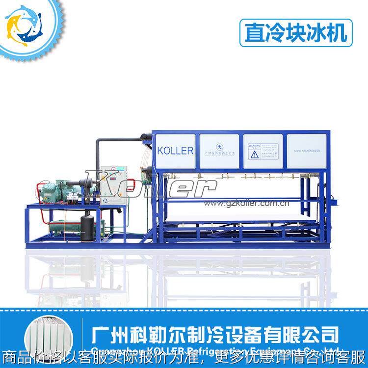 直冷冰块机 日产4吨制冰机DK40出冰速度快 水产保鲜设备