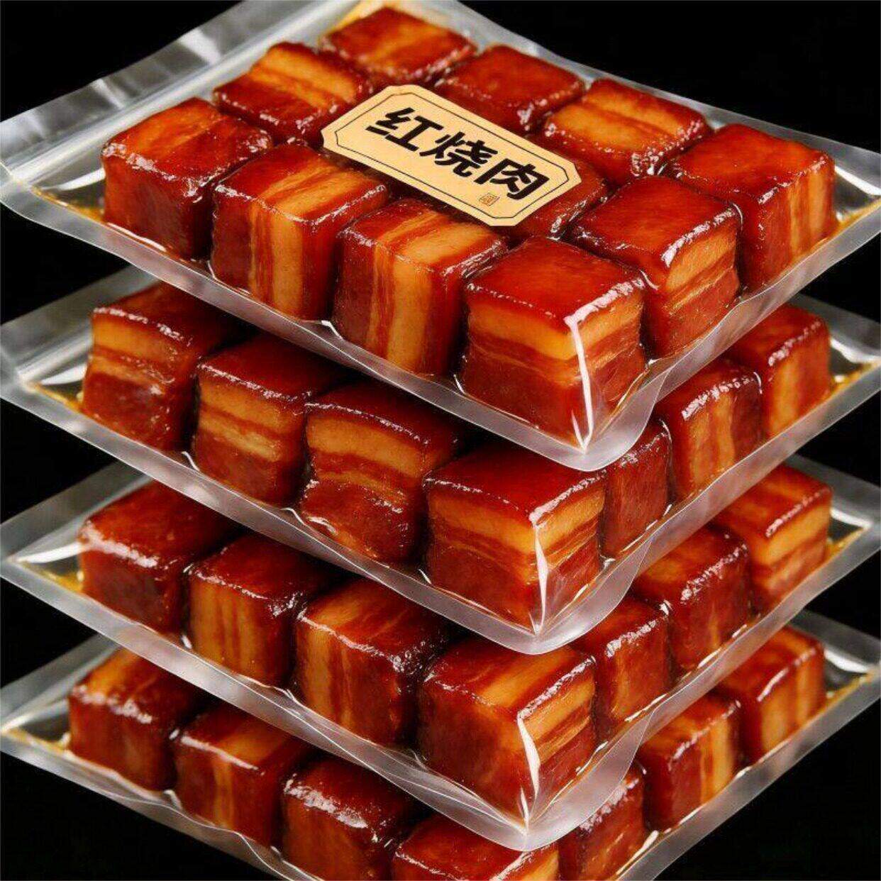 新店开业特惠冲量】正宗红烧肉开袋即食东坡肉五花肉下饭菜批发装