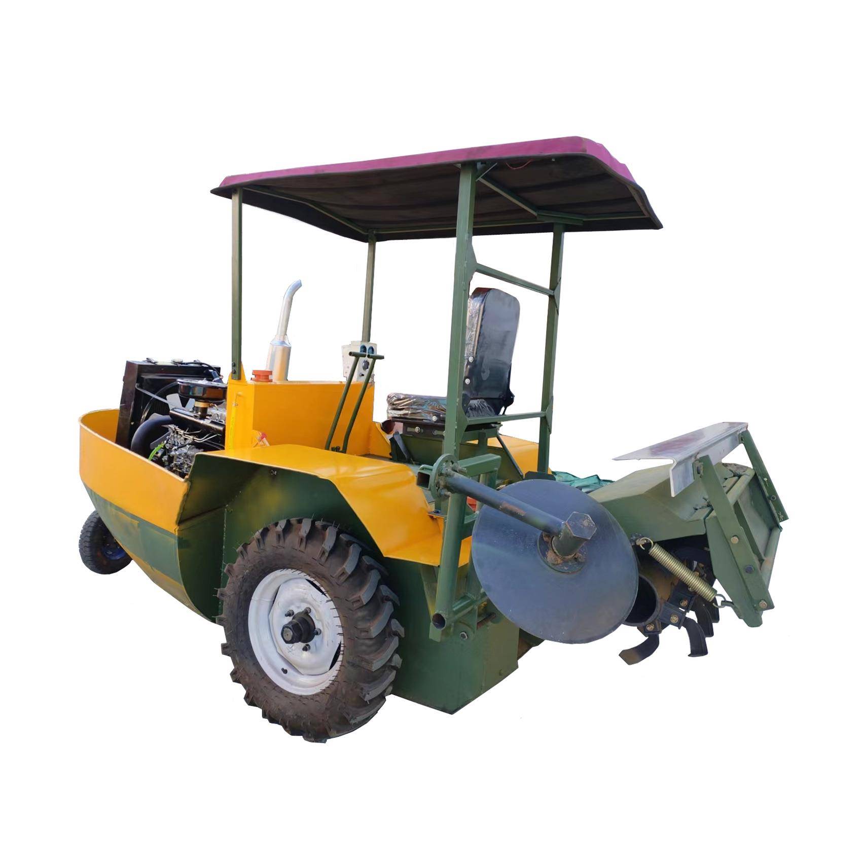 50马力无级变速机耕船四缸柴油发动机带倒挡旋耕机耕船打田机耕田