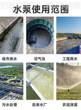 厂家供应G管道无堵塞排污W泵TNK 50口径立式水陆地用污泵1.5kw