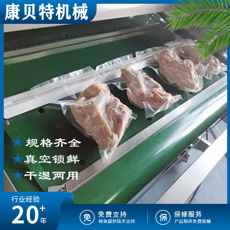 连续真空包装机 全自动真空封口机 熟食封口设备 扒鸡真空包装机