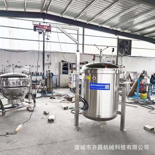 200升蒸汽加热煮豆浆用高压锅蜜豆糖纳豆机器全自动大型煮豆锅