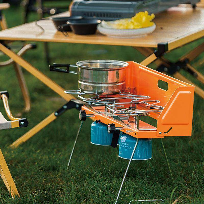 野炊猛火灶折叠双炉具挡风板野营炉带烤盘双头卡磁炉便携式卡式炉,清洗/食品/商业设备,其他食品加工设备,淘宝优惠券,粉丝福利购,淘宝优惠卷