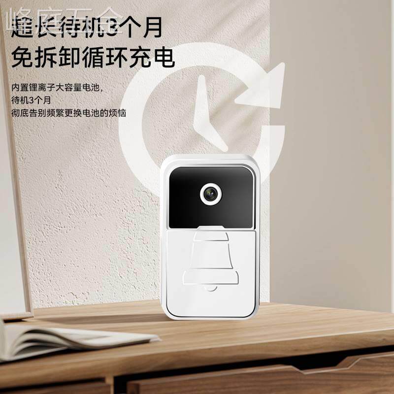 可视门铃家用智能猫眼监控大门防盗门电子语音对讲夜视无线摄影机