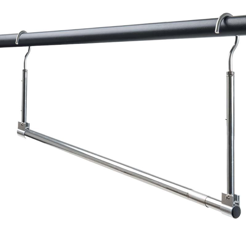 晾衣杆阳台顶装固定式晒衣杆凉衣D捍晾衣架一根杆不锈钢杆子安装