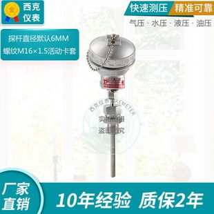 pt100温度传感器pt100热电偶pt1000传感器探头变送器铠装铂热电阻