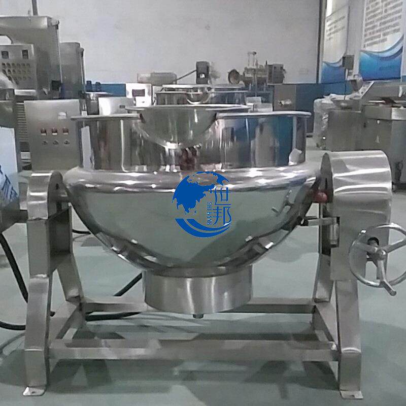 厂家现货供应电加热熬糖锅夹层锅卤煮锅酱料搅拌锅诸城