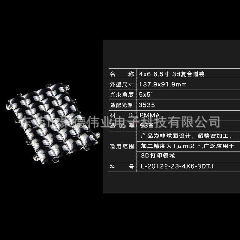 24颗LED3D打印机模组透镜UVLED模组准直匀光紫光光源照度均匀6寸