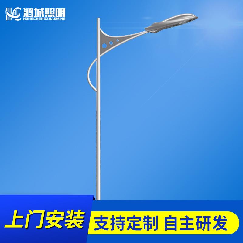市电路灯厂家户外公路路灯杆led路灯头8米10米12米路灯杆子