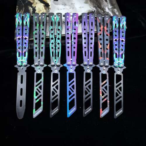 CSGO周边不锈钢未开刃蝴蝶刀