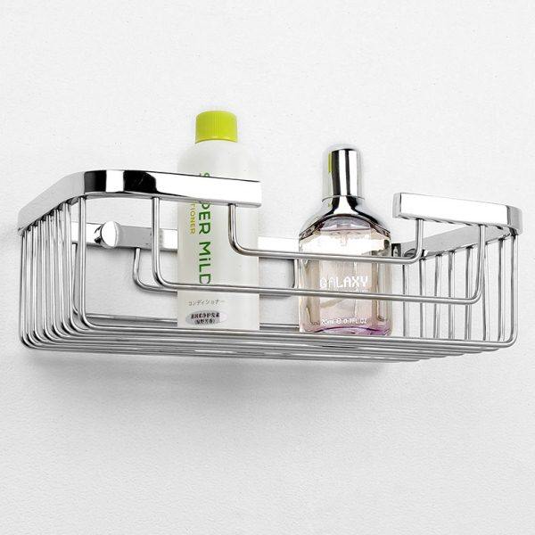 304不锈钢洗澡间厚网篮厕所网架浴室壁挂卫生间方形淋浴房置物架,家装主材,卫浴置物架,淘宝优惠券,粉丝福利购,淘宝优惠卷