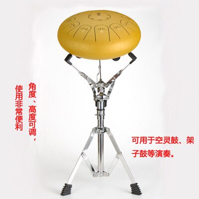 空灵鼓架折叠立式便携式实木架子落地支架练习哑鼓空明鼓架支架