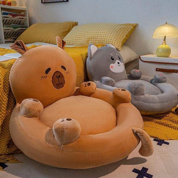 卡皮巴拉阳台蒲团坐垫地上看书家用客厅榻榻米懒人沙发靠背屁坐墩,居家布艺,蒲团,淘宝优惠券,粉丝福利购,淘宝优惠卷