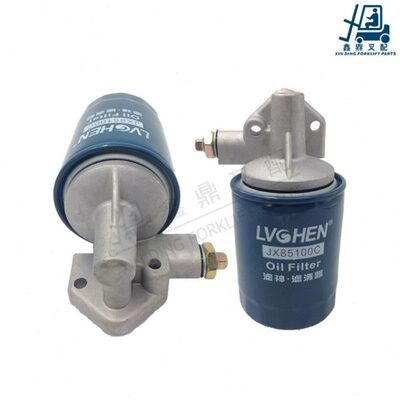 适配合力杭叉490发动机机油滤清器总成JX85100C机油格总成JX0810Y