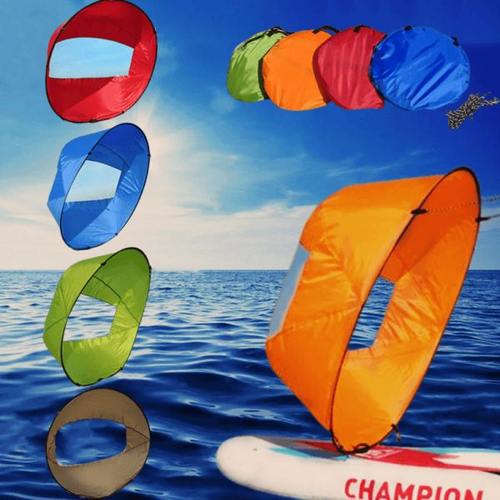 海洋舟船皮划艇专用船帆kayak助力帆桨板SUP顺风帆折叠帆独木舟帆