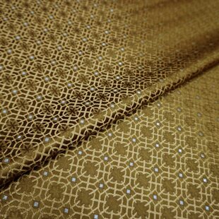 优质棕黄古铜什锦花纹底纹锦缎布料 中国式丝绸古香缎子云锦面料